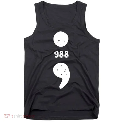 988 Suicide Prevention 988 Comma Tank Top