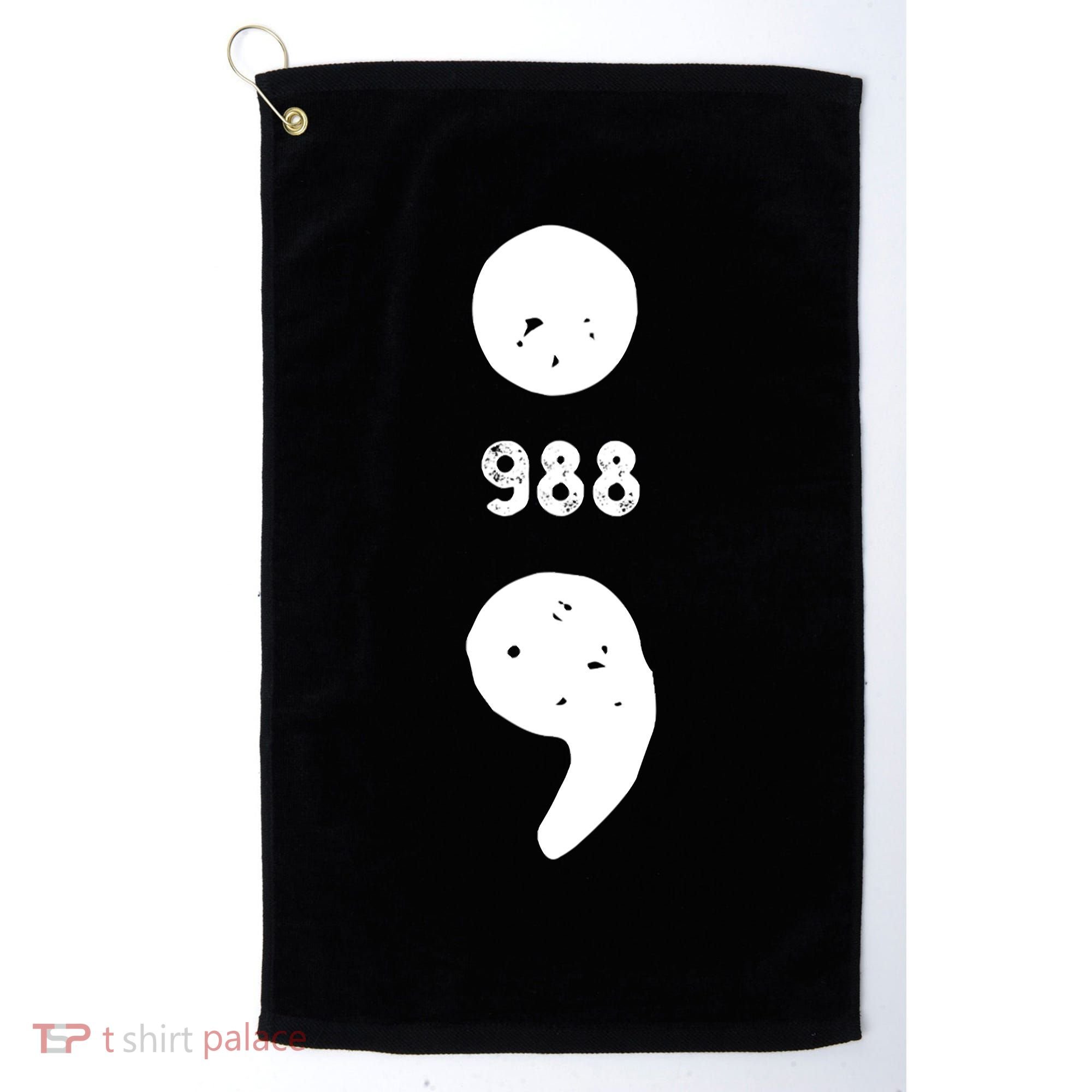 988 Suicide Prevention 988 Comma Golf Towel
