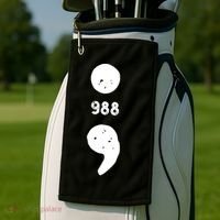 988 Suicide Prevention 988 Comma Golf Towel thumb 2