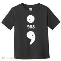 988 Suicide Prevention 988 Comma Toddler T-Shirt thumb 0