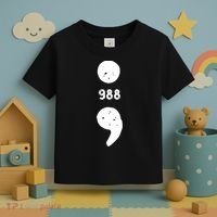 988 Suicide Prevention 988 Comma Toddler T-Shirt thumb 3