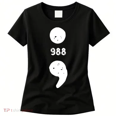 988 Suicide Prevention 988 Comma Women's T-Shirt