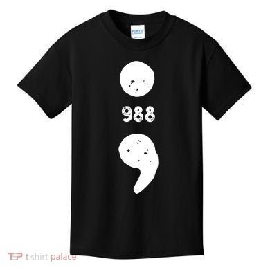 988 Suicide Prevention 988 Comma Kids T-Shirt