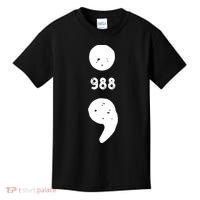 988 Suicide Prevention 988 Comma Kids T-Shirt thumb 0