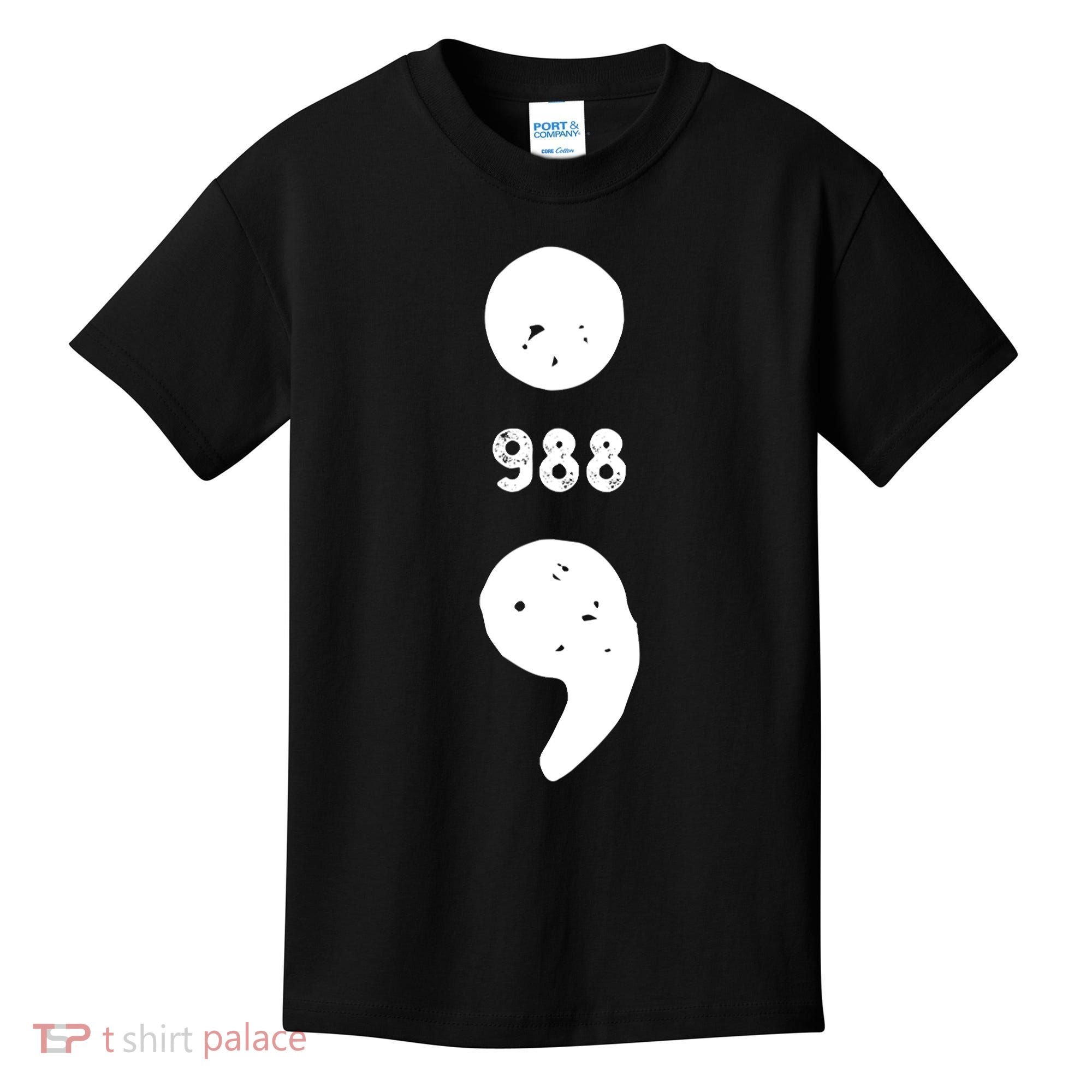 988 Suicide Prevention 988 Comma Kids T-Shirt