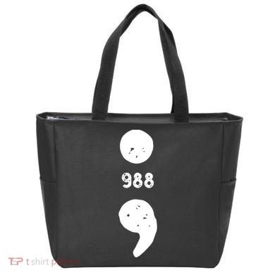 988 Suicide Prevention 988 Comma Tote Bag