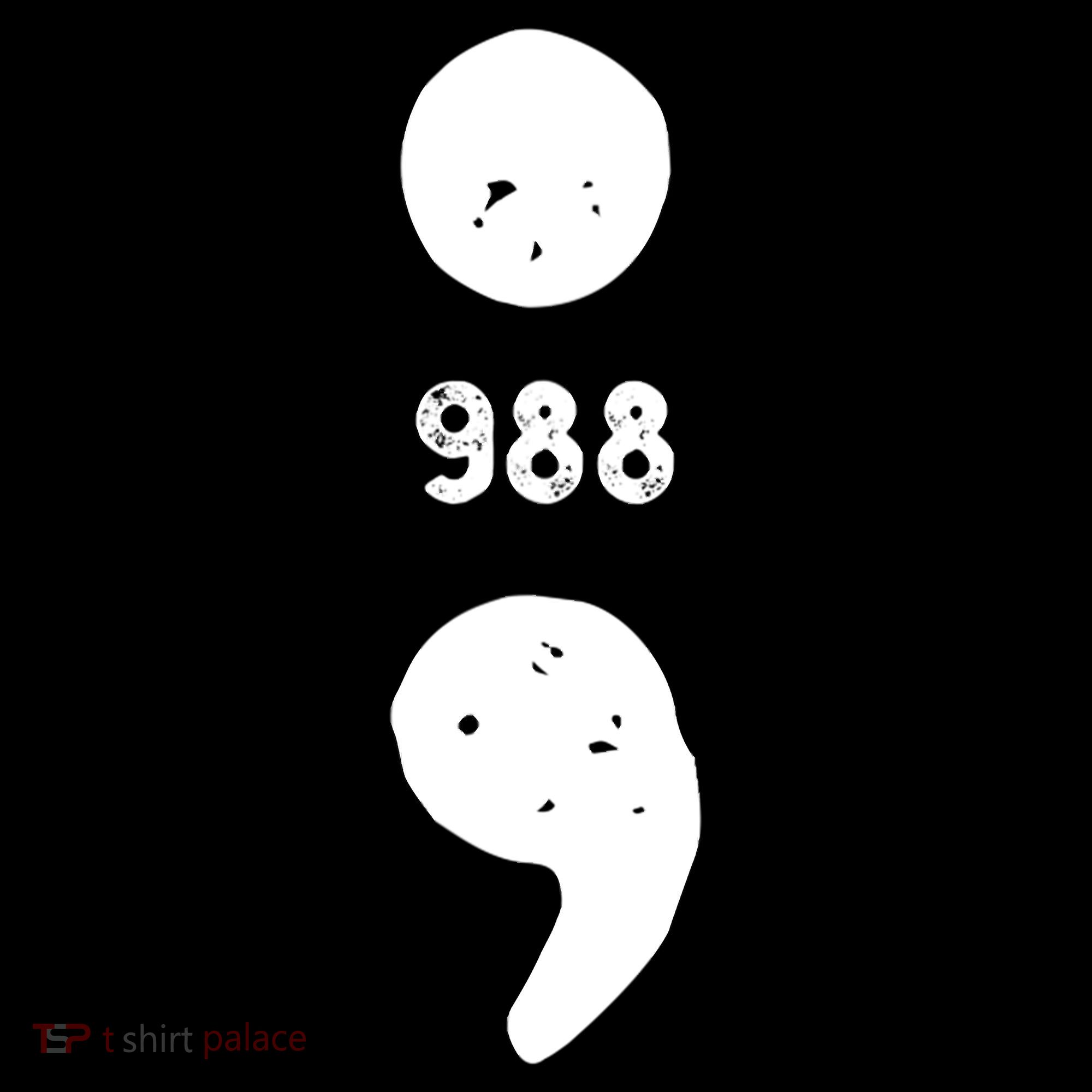 988 Suicide Prevention 988 Comma Tote Bag