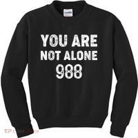 988 Suicide Prevention 988 Kids Sweatshirt thumb 0