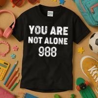 988 Suicide Prevention 988 Kids T-Shirt thumb 3