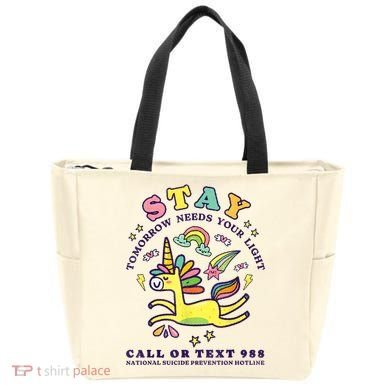 988 Suicide Prevention Tomorrow Needs You Retro Tote Bag