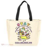 988 Suicide Prevention Tomorrow Needs You Retro Tote Bag thumb 0