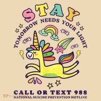 988 Suicide Prevention Tomorrow Needs You Retro Tote Bag thumb 4