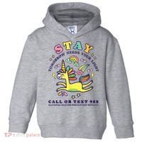 988 Suicide Prevention Tomorrow Needs You Retro Toddler Hoodie thumb 0