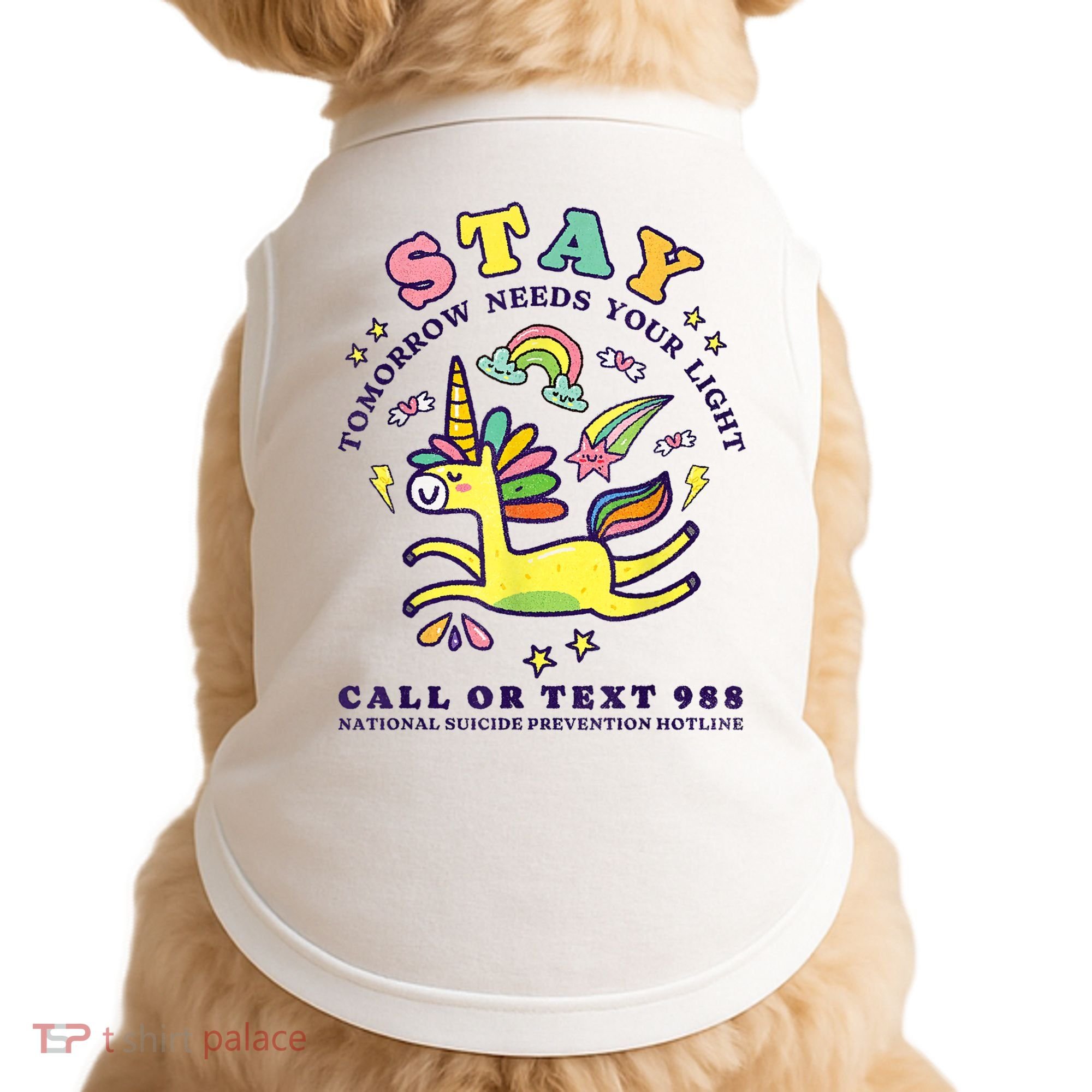 988 Suicide Prevention Tomorrow Needs You Retro Doggie Tank