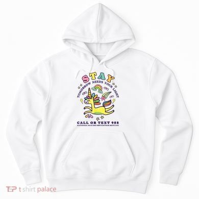 988 Suicide Prevention Tomorrow Needs You Retro Hoodie