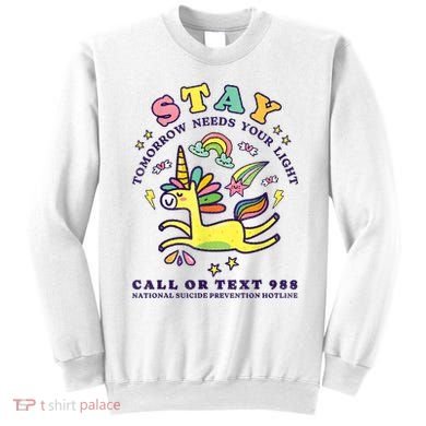 988 Suicide Prevention Tomorrow Needs You Retro Sweatshirt