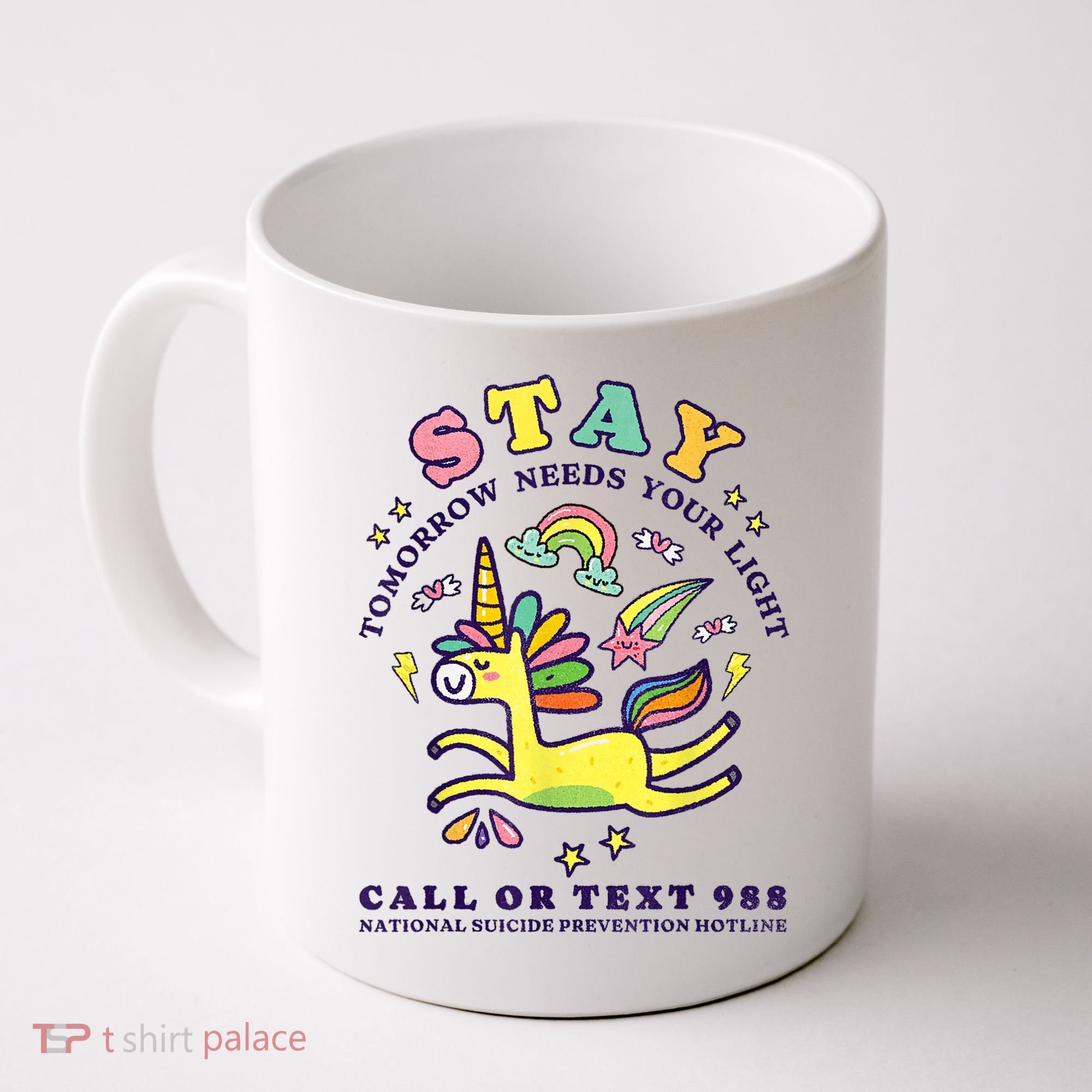 988 Suicide Prevention Tomorrow Needs You Retro Coffee Mug