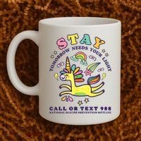 988 Suicide Prevention Tomorrow Needs You Retro Coffee Mug thumb 2