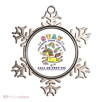 988 Suicide Prevention Tomorrow Needs You Retro Ornament
