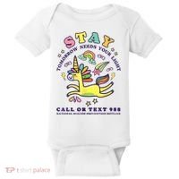 988 Suicide Prevention Tomorrow Needs You Retro Baby Bodysuit thumb 0
