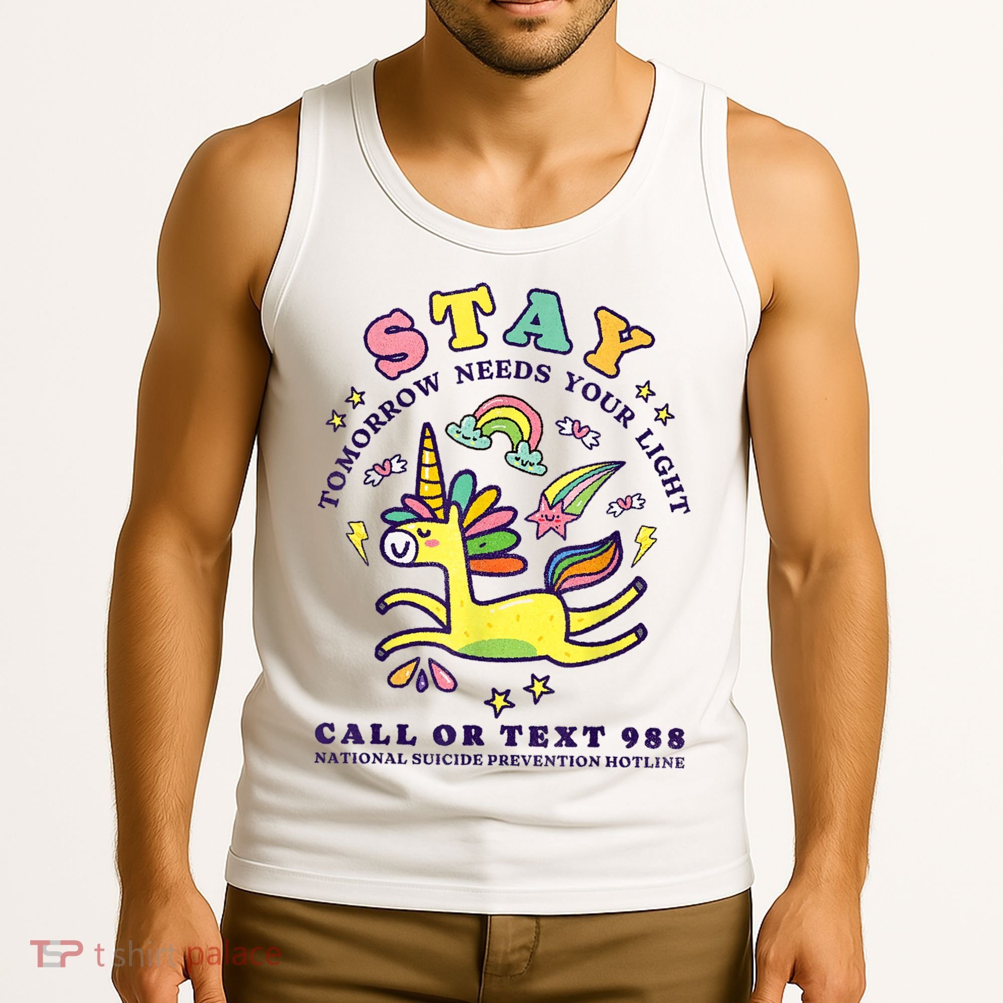 988 Suicide Prevention Tomorrow Needs You Retro Tank Top
