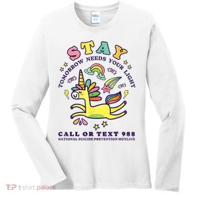 988 Suicide Prevention Tomorrow Needs You Retro Women's Long Sleeve Shirt