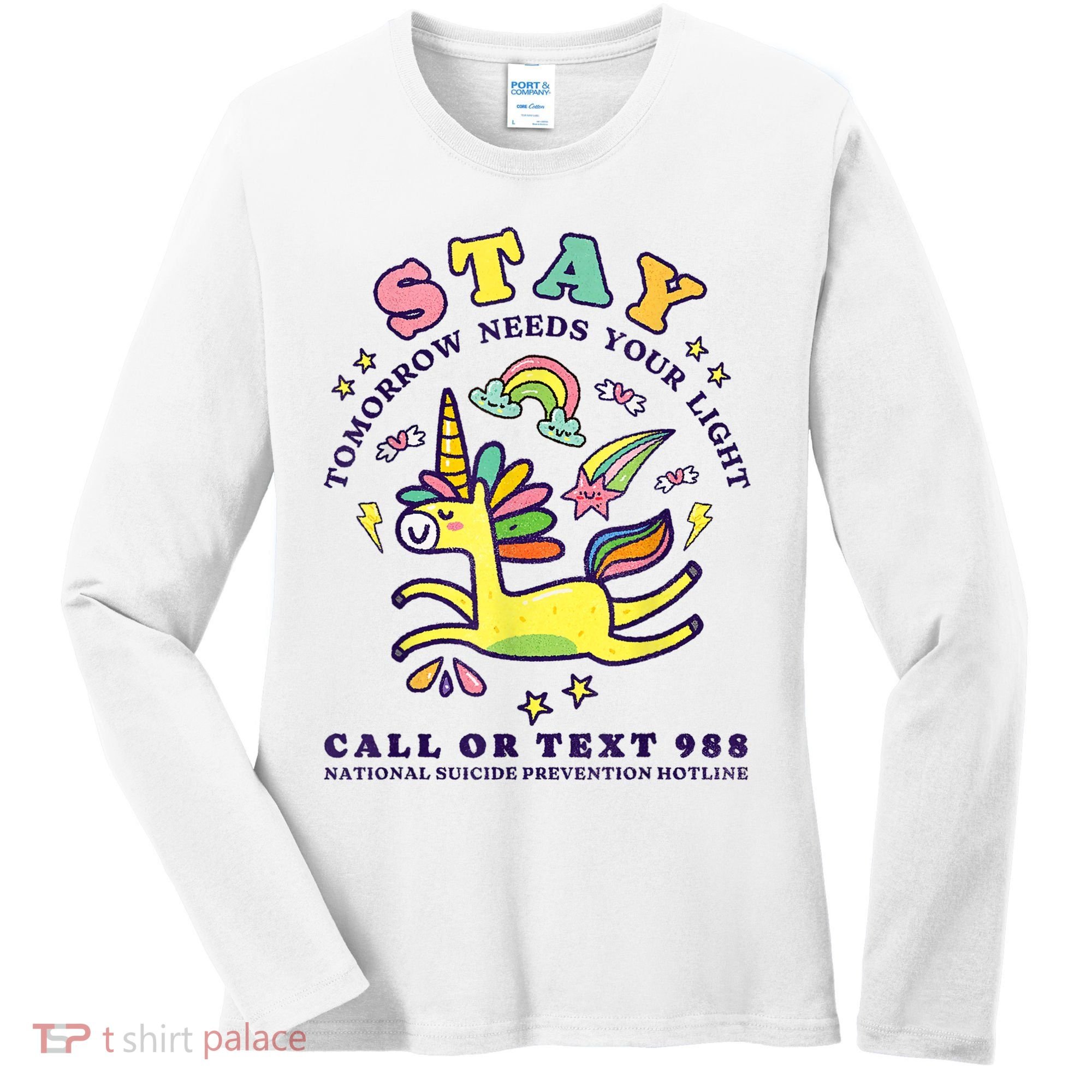 988 Suicide Prevention Tomorrow Needs You Retro Women's Long Sleeve Shirt