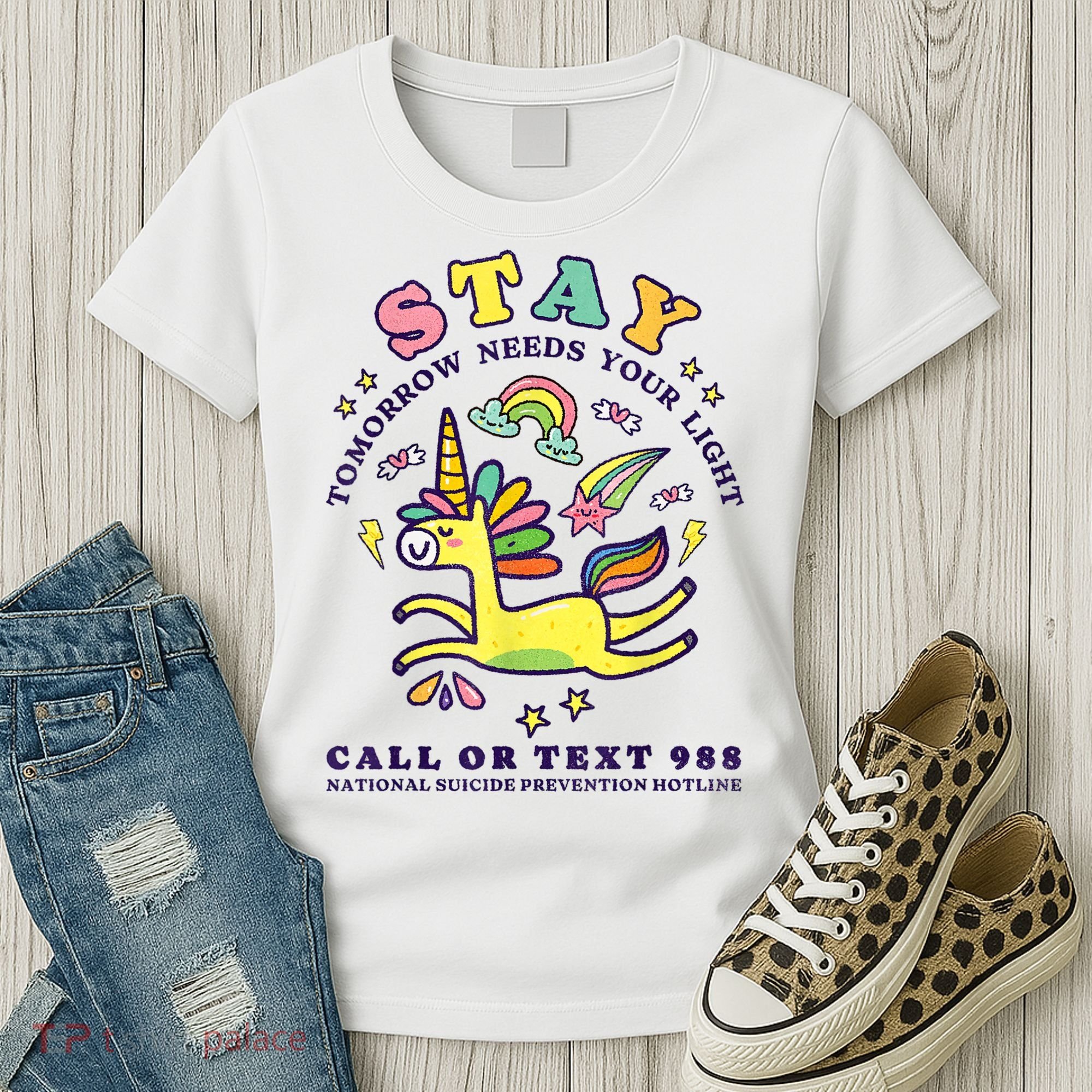 988 Suicide Prevention Tomorrow Needs You Retro Women's T-Shirt