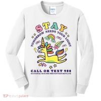 988 Suicide Prevention Tomorrow Needs You Retro Kids Long Sleeve Shirt thumb 0