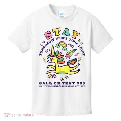 988 Suicide Prevention Tomorrow Needs You Retro Kids T-Shirt