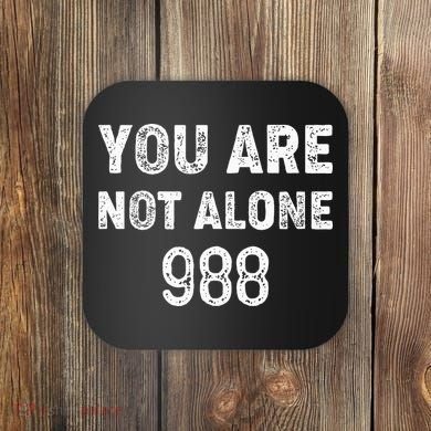 988 Suicide Prevention 988 Coaster
