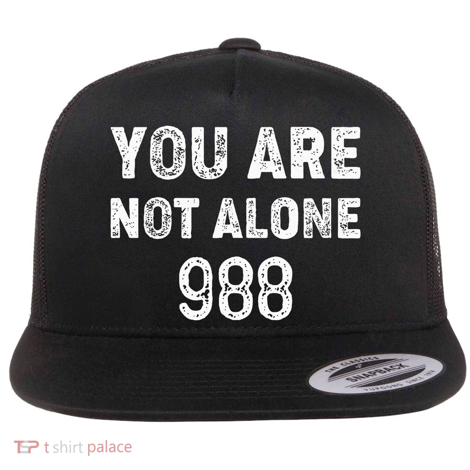 988 Suicide Prevention 988 Flat Bill Trucker Hat