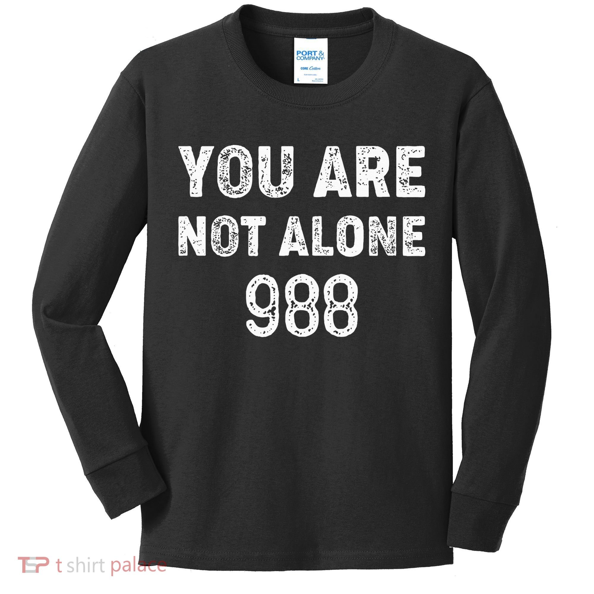 988 Suicide Prevention 988 Kids Long Sleeve Shirt