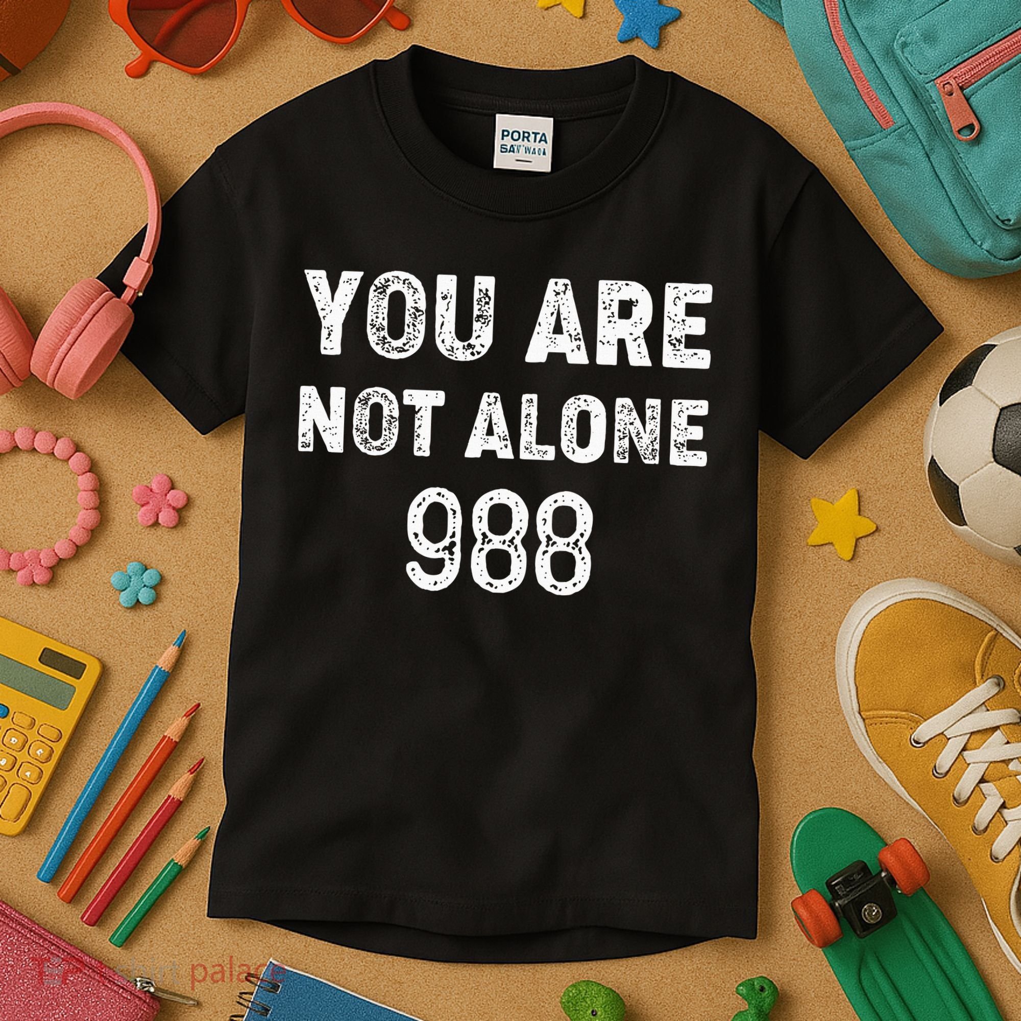 988 Suicide Prevention 988 Kids T-Shirt
