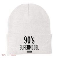 90S Supermodel Super Model Made In Italy Beanie thumb 0