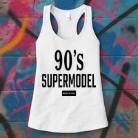 90S Supermodel Super Model Made In Italy Women's Tank Top thumb 3