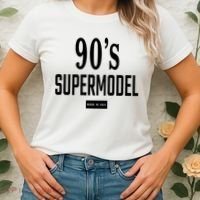 90S Supermodel Super Model Made In Italy Women's T-Shirt thumb 2