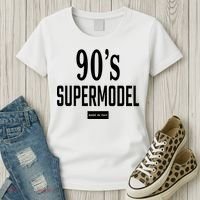90S Supermodel Super Model Made In Italy Women's T-Shirt thumb 3
