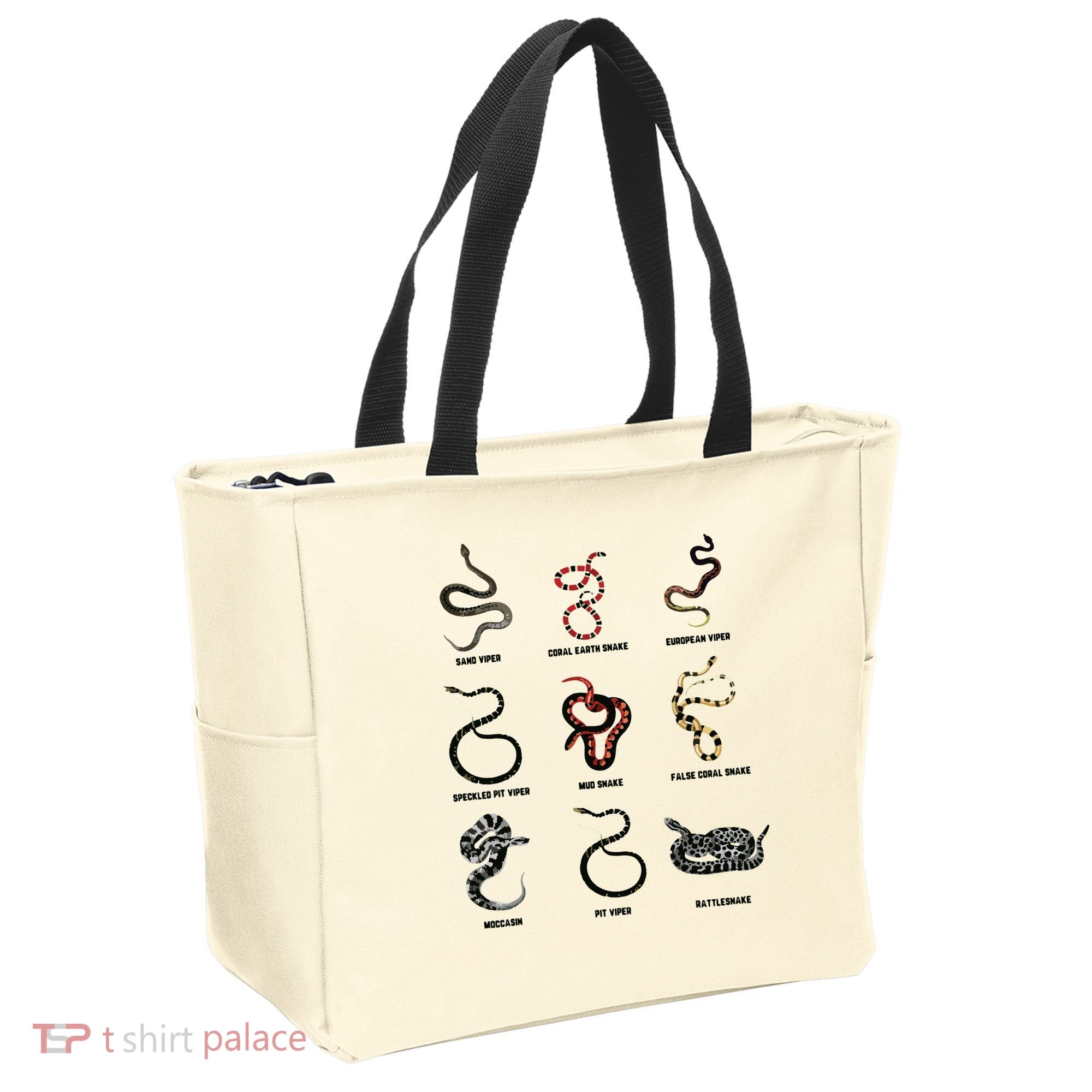 9 Snakes Snake Lover Men Snake Snake Tote Bag