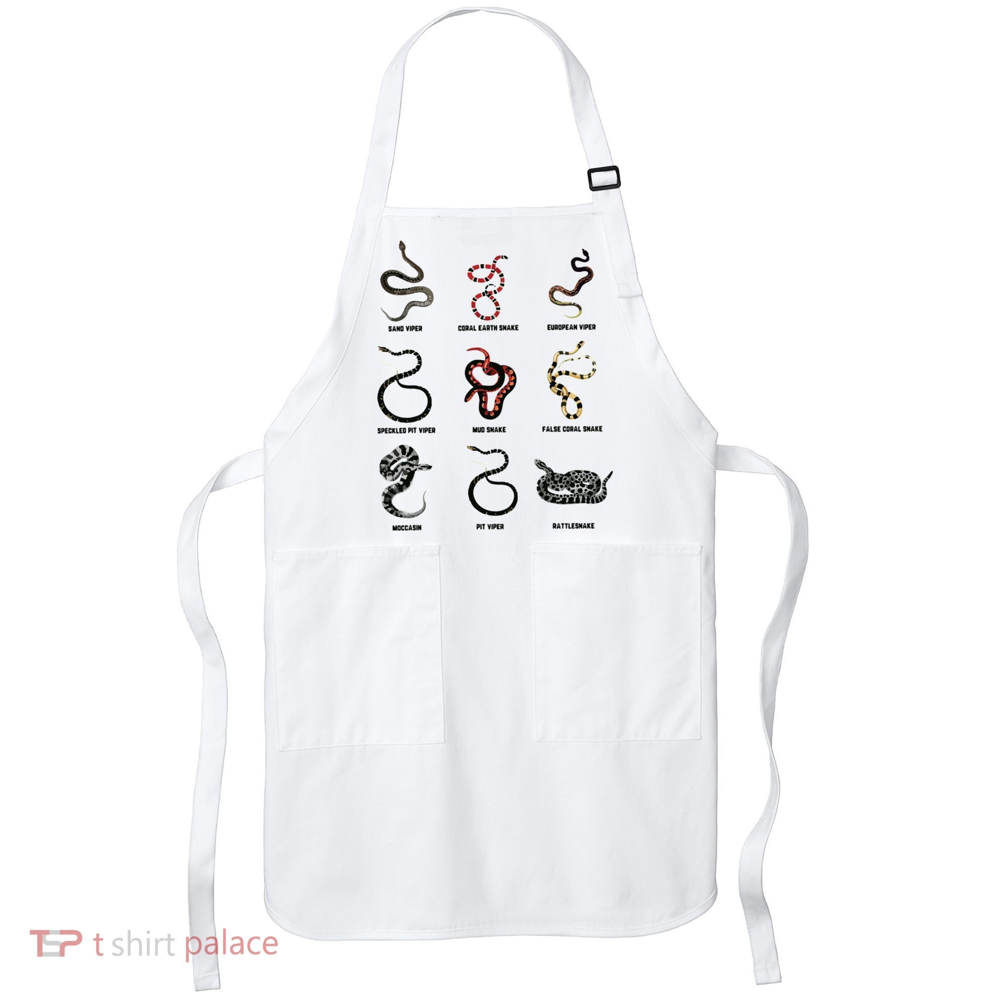 9 Snakes Snake Lover Men Snake Snake Apron