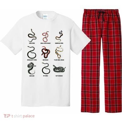 9 Snakes Snake Lover Men Snake Snake Pajama Set