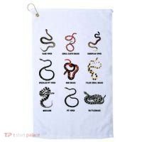 9 Snakes Snake Lover Men Snake Snake Golf Towel thumb 0
