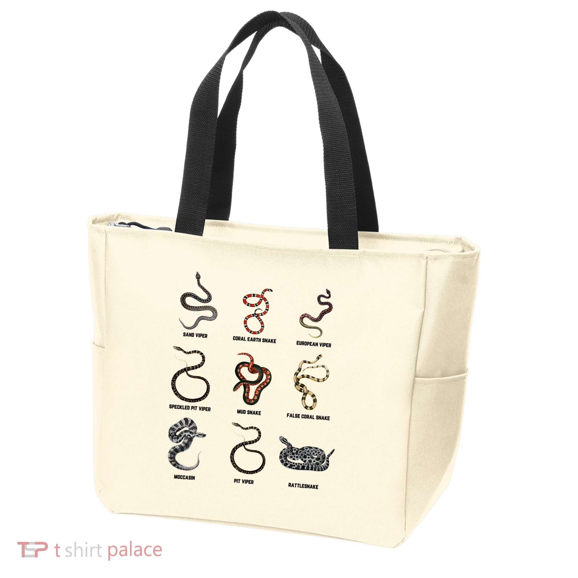 9 Snakes Snake Lover Snake Snake Tote Bag