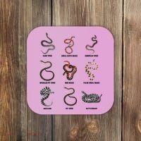 9 Snakes Snake Lover Snake Snake Coaster thumb 0