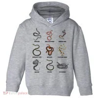 9 Snakes Snake Lover Snake Snake Toddler Hoodie thumb 0