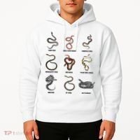 9 Snakes Snake Lover Snake Snake Hoodie thumb 2