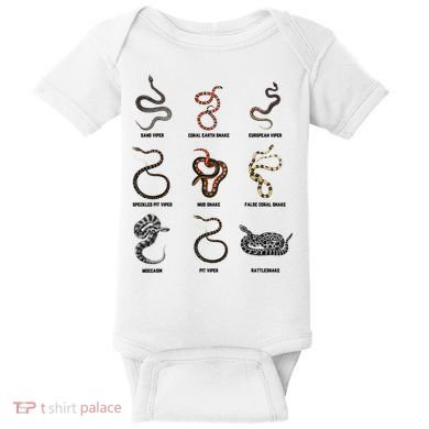 9 Snakes Snake Lover Snake Snake Baby Bodysuit