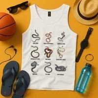 9 Snakes Snake Lover Snake Snake Tank Top thumb 4
