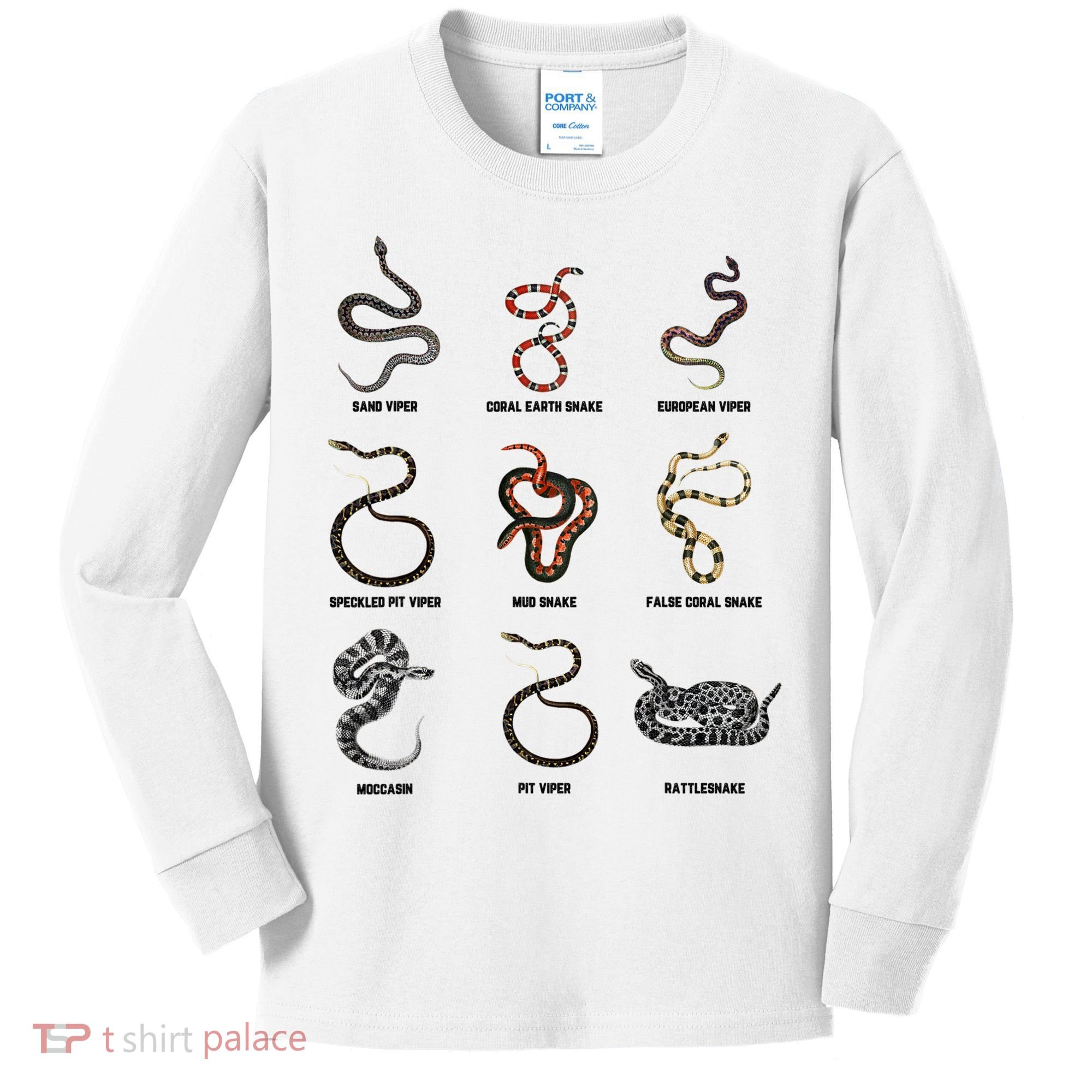 9 Snakes Snake Lover Snake Snake Kids Long Sleeve Shirt