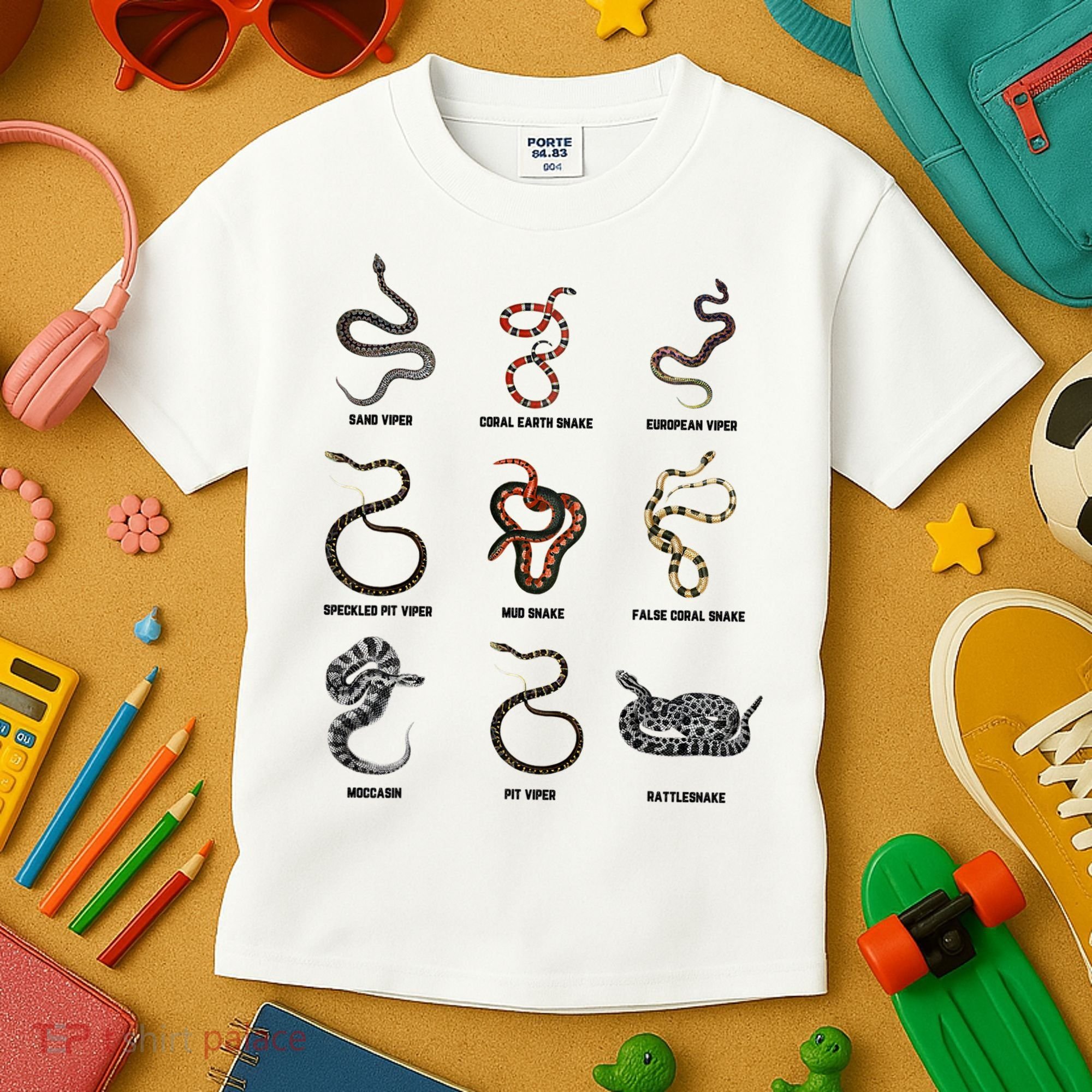 9 Snakes Snake Lover Snake Snake Kids T-Shirt